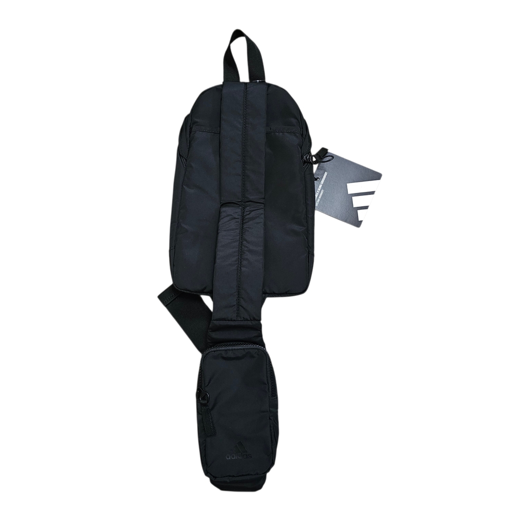 Adidas Unisex Essentials 2 Sling Adjustable Strap Crossbody Bag New Black - Picture 5 of 10